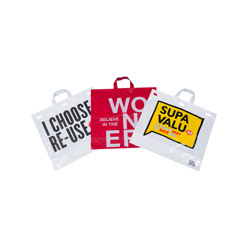 Bolsas Plásticas de Compras con Asas Suaves